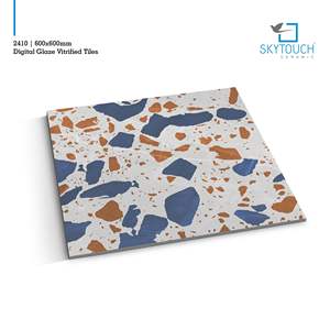 Azulejos de porcelana para exteriores de alta gama Super Market Floor Vila Paredes y pisos con azulejos de color marrón dorado pulido y MattFloor pulido 600X600 600X1200mm - Product Image 5