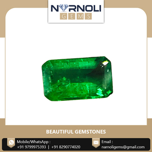 ธรรมชาติหลวมพลอยมรกตหิน8.8X6.4มม. ธรรมชาติมรกตสีเขียวหลวมพลอย - Product Image 3