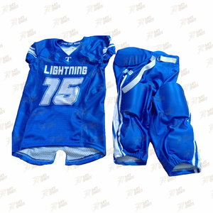 Super Elástico Personalizado Barato Auténtico Cosido Sublimación Fútbol Americano Universidades Jersey - Product Image 3