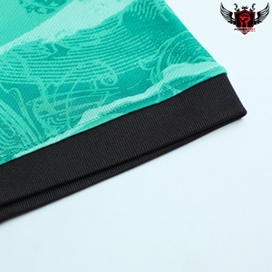 เสื้อเจอร์ซีย์กางเกงขาสั้นผ้าแห้งเร็วคุณภาพสูงสำหรับเล่นฟุตบอลมืออาชีพ OEM - Product Image 5