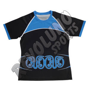 Diseño personalizado cuello pico camiseta de rugby impresión por sublimación camiseta fútbol al por mayor nombre Número voleibol alta calidad uniforme de rugby - Product Image 4