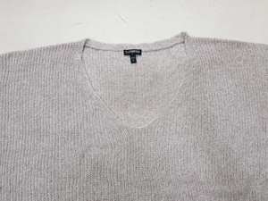 เสื้อสเวตเตอร์คอโอ แขนยาว ผ้าฝ้าย 100% สำหรับผู้หญิง แบรนด์ดัง ของเหลือจากการผลิต  แบบถักทันสมัย - Product Image 4