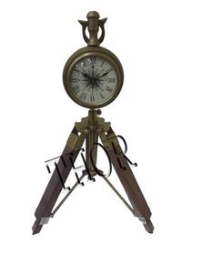 Vintage Nautical Wall <b>Clock</b> New Collectible Metal Desk <b>Clock</b> for Office Home Study Living Room Tripod Design Wall Decor Gift - Product Image 1