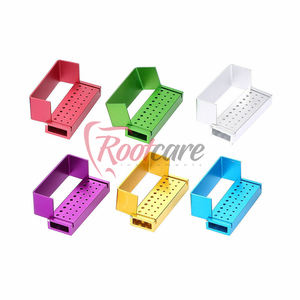 Vente chaude Premium Aluminium Coloré 21/30 Trous pour Perceuses Implant Dentaire Fraises Titulaire Rack Ensemble Dentaire Instruments Chirurgicaux - Product Image 3