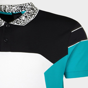 Polos de Golf Sublimados con Rayas y Puños Acanalados, Personalizados con Logotipo, para Hombre, Mujer y Unisex, Venta al Por Mayor - Product Image 2