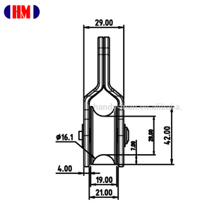 Adventure Park Ball Bearing Triple Attachment 30 kN Aluminum Pulley with CE UIAA Certificate - Product Image 3