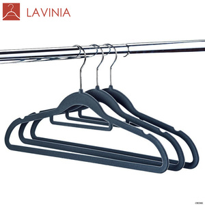 Lavinia moderne velours <span class=keywords><strong>carton</strong></span> avec logo imprimé velours cintres <span class=keywords><strong>en</strong></span> plastique - Product Image 3