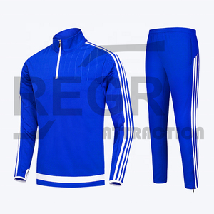 Wholesale OEM Fitted Sweatsuit Tracksuit Zipper Hoodies Jogging Men Jogger <b>Track</b> <b>Suit</b> - Product Image 2