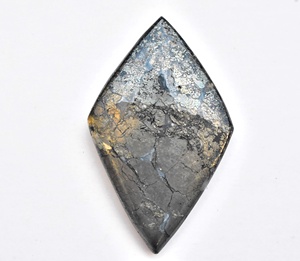 Cabujón de marcasita Natural, GEMA de marcasita de alta calidad, para fabricación de joyas, cabujón Multi Purpsoe - Product Image 2