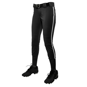 Pantalones de Béisbol y Sóftbol al por Mayor para Jóvenes/Adultos, Pantalones de Práctica para Equipos de Club Femeninos con Ribete/Pantalones de Sóftbol - Product Image 5