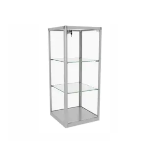 New Modern Design Retail Shopfitting Displays Vitrine Glass Cabinet Table Top Cheap Showcase