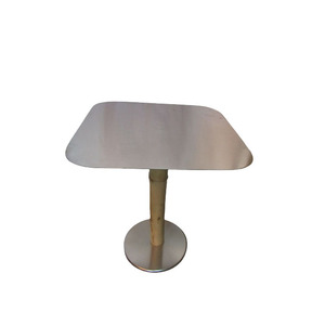 Mesa de centro con diseño antiguo, escritorio temporal de vidrio, Metal, madera, diseño moderno a la moda, revistas, libros - Product Image 2