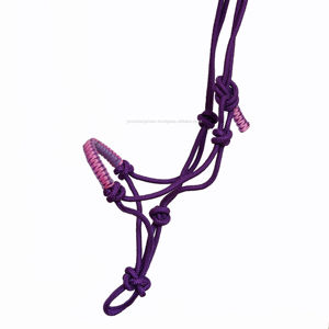 Y & Z Alta calidad superior Cuerda de nylon Halter Tipo inglés Sillines de carrera Precio de venta completo Disponible Suministros ecuestres Equitación - Product Image 1