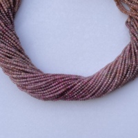 2mm 3mm 4mm Micro pierres précieuses naturelles rouge rose rubis à facettes perles de pierres précieuses brin vente en gros pierre fournisseur tendance maintenant