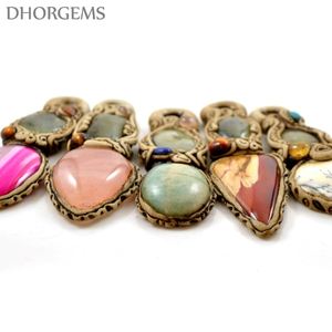 Vente en gros de breloques en pierre d'argile polymère naturelle - Product Image 2