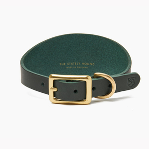 High Quality <b>Leather</b> <b>Collar</b> "Ethan" <b>for</b> <b>Dogs</b> - Classic <b>Dog</b> <b>Collar</b> Made of Fat <b>Leather</b> - Product Image 1