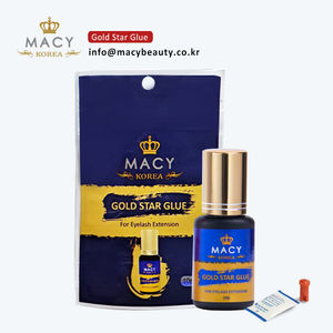 MACY-pegamento para pestañas, OEM ODM Etiqueta Privada, fuerte y más rápido, pegamento de estrella dorada, extensión de pestañas de Corea - Product Image 2