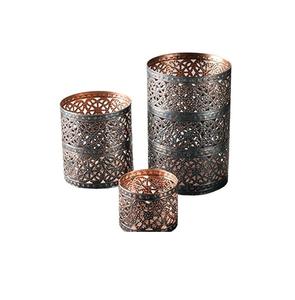 Vela de Metal acabada de gran calidad votiva recién llegada jardín decorativo votiva de Metal para Navidad exportador al por mayor - Product Image 3