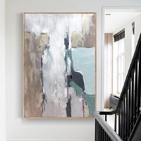 Tableaux décoratifs modernes sur toile, peinture à l'huile faite à la main, peinture abstraite de grande taille pour la décoration murale du salon