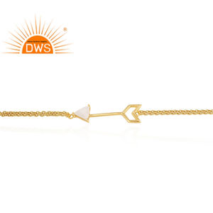 Arrow Design 925 Silver Moonstone Pulsera personalizada Fabricante de joyas India Classic Collection - Product Image 2