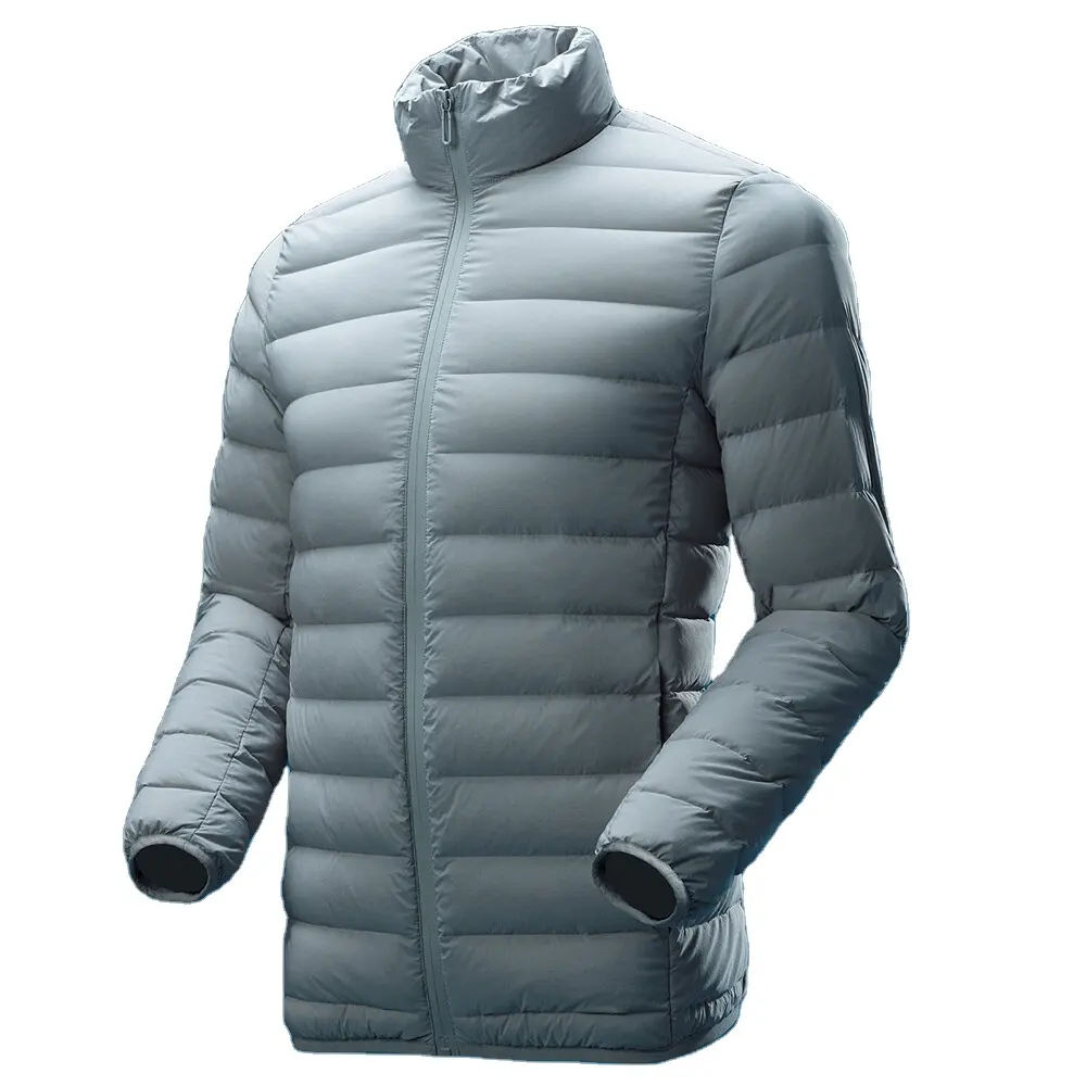 Rahat 90% beyaz ördek şişme ceket kadınlar standı yaka Ultra hafif erkek sonbahar kış sıcak kısa uzun kaban artı boyutu Parkas