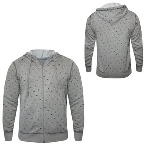 Zng — sweat à capuche à manches longues pour hommes, en molleton, fermeture éclair complète, logo et tailles personnalisés, léger, fermeture éclair, avec poche, 100% coton - Product Image 6