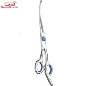 Juego de herramientas profesionales de corte de pelo para perros de acero inoxidable, tijeras de punta redonda súper afiladas para perros diestros, aseo de mascotas de lujo - Product Image 3