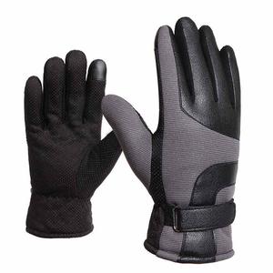 Gants de Sport tendance, brosss pour hommes, polaire épaisse, doigt complet, chaud, imperméable - Product Image 1