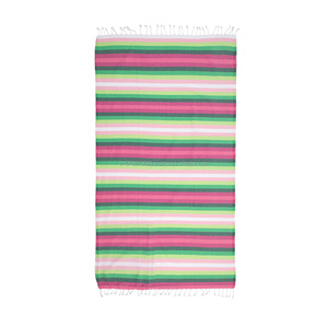 Serviette de plage, best-seller serviettes turques vente en gros serviettes de hammam design coloré rose vert blanc fabrication turque - Product Image 1
