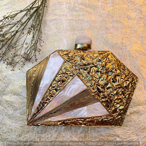 Pochette à incrustation de perles, faite à la main, de haute qualité, à prix abordable, nouvelle collection - Product Image 5