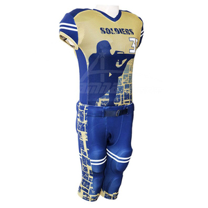 การออกแบบใหม่ผู้ชายระเหิดอเมริกันฟุตบอลเครื่องแบบ/กีฬาสวมใส่ - Product Image 1