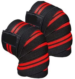 Bandes de genou élastiques de sport de fitness de 78 pouces de longueur avec logo personnalisé 2025, pour crossfit, soulevé de terre, squat, soutien du genou, équipement de gym - Product Image 5