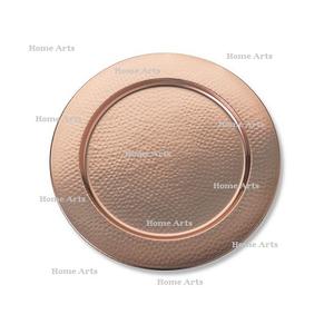 ชุดแผ่นที่ชาร์จใต้แผ่นทองเหลือง6ชิ้นแผ่นกลมสำหรับใช้ในบ้านในโรงแรม - Product Image 4