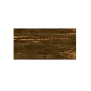 Azulejos de Piso de Cerámica Color Café Oscuro, Antideslizantes, Pulidos, 600x1200mm - Product Image 1