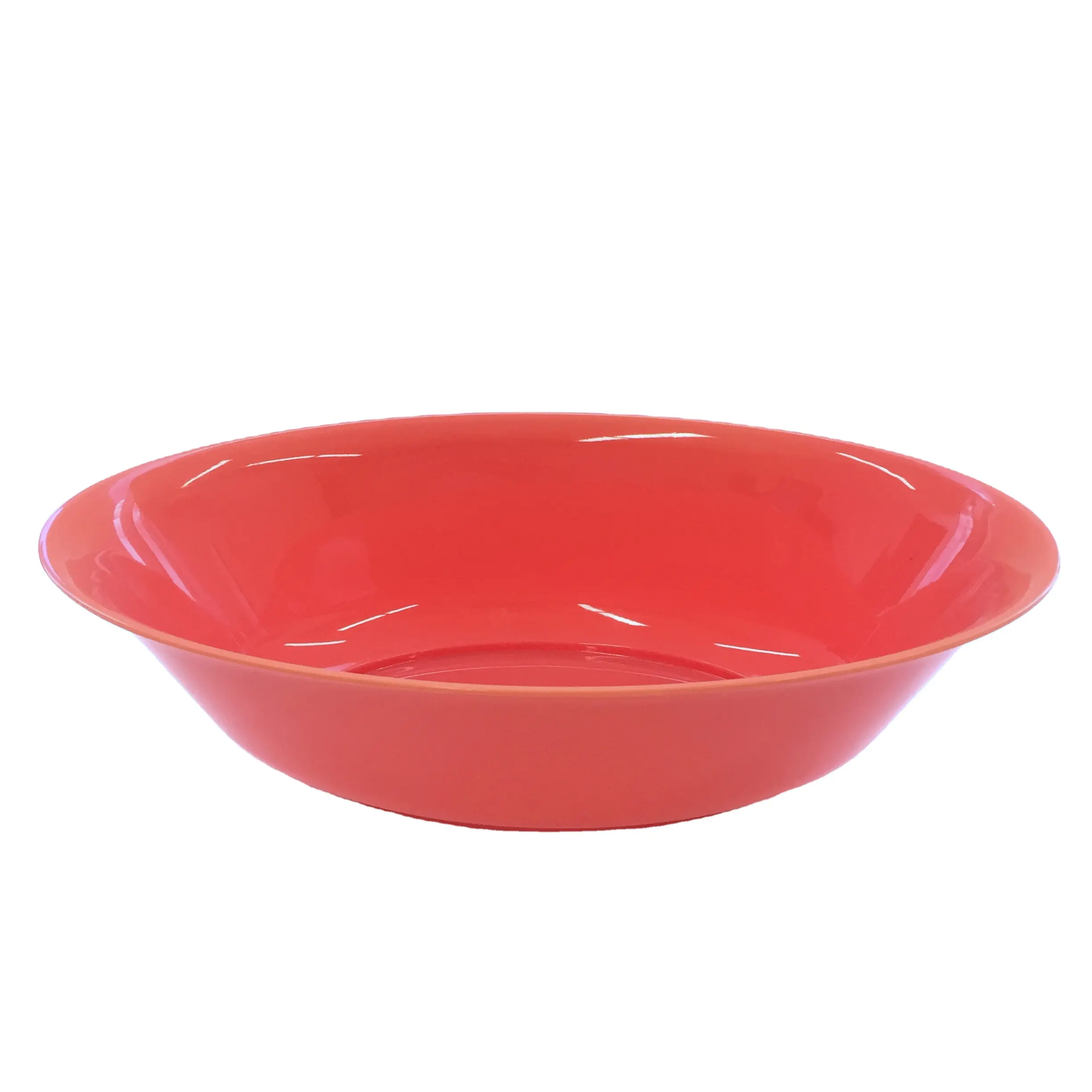 Good Hot Sale Hard and Durable Oval Orange Plastic Bowl with Custom Design