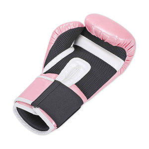 ถุงมือมวยออกแบบที่กำหนดเองของยิมมวยการฝึกอบรมหนังสีดำออกกำลังกายสีแดงที่กำหนดเองพีวีซีโลโก้ MMA สี - Product Image 6