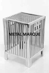 Table/tabouret d'appoint en métal découpé Décoration intérieure et mobilier de jardin Tabouret et table d'appoint Tabouret d'appoint en aluminium Castign Design classique - Product Image 5