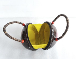 Wholesale Coconut Shell Bag Handmade Purse Beaded Bags Natural Material Eco Friendly Coconut Women <b>Handbag</b> 99GD - Product Image 2