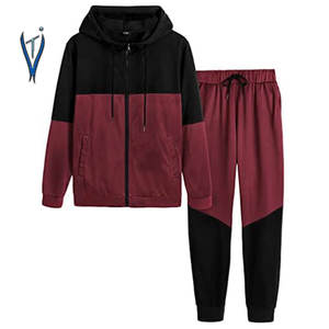 ชุดวอร์มผ้าฟลีซสำหรับผู้ชายและผู้หญิงชุดวอร์มผ้าโพลีเอสเตอร์แฟชั่นใหม่ดีไซน์ทรงสลิมฟิตสำหรับฝึกซ้อมปรับแต่งโลโก้ขนาดพิเศษ - Product Image 1