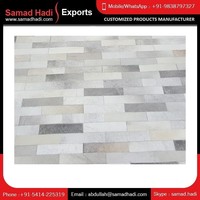 Waschbarer, Fleckenresistenter, Langlebiger, Moderner, Wendbarer, Rutschfester, Bestickter Designer-Leder-Bodenteppich