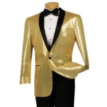 Latest design Mens Black color Sequin Glitter Suit shiny Jackets Blazer for casual wear standard full sleeves jackets