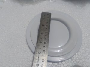 Platos blancos de calidad superior para catering, placa redonda ecológica de 6 pulgadas para oficina o fiesta en casa - Product Image 3