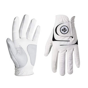 Gants de Golf indonésie 100% AAA Cabretta en cuir Logo personnalisé Oem doux couleur hommes gants de main gauche droite - Product Image 3