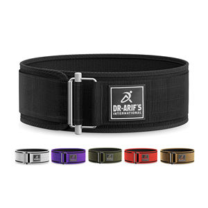 Sangle de musculation en nylon pour la musculation Supports d'entraînement d'haltérophilie Colliers d'exercice de fitness-Ceintures de fitness de gymnastique - Product Image 2