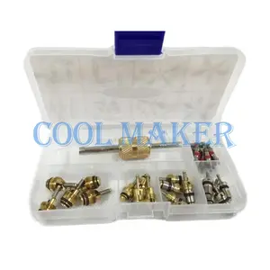 Auto air conditioner tire valve core remover tool kit high quality