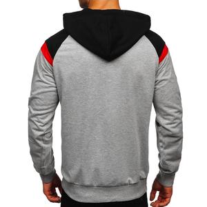 เสื้อมีฮู้ดแบบสวมหัวแขนยาวสีดำของผู้ชายกางเกงสเวตเตอร์ผ้าคอตตอนแฟชั่นสำหรับฤดูหนาว - Product Image 5