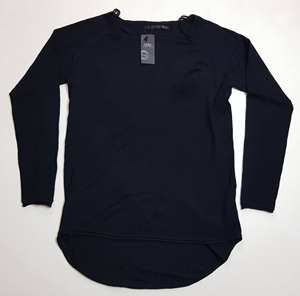 เสื้อผ้าแบรนด์ดังคุณภาพสูง ล็อตสต็อกส่วนเกิน เสื้อสเวตเตอร์แขนยาว คอกลม ยืดได้ สวมใส่สบาย สำหรับผู้หญิง เหมาะกับชุดลำลองในฤดูใบไม้ร่วง - Product Image 1