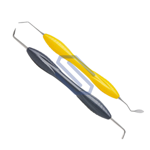Instrumentos de colocación Anterior y Posterior, accesorio de silicona Dental compuesto SOLO, mango de silicona de llenado, acero inoxidable - Product Image 1