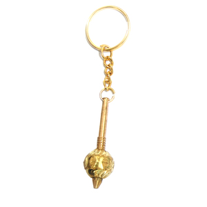 Brass Decorative <b>Hindu</b> Religious OM Shape Key Chain with Brass Key Ring for Promotional Gift Key Holder for Wholesale - Product Image 6