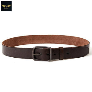 Ceinture en cuir gaufré pour hommes, noire et marron, personnalisée, vente en gros, collection - Product Image 6